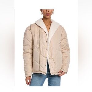 BlankNYC warm hearts quilted jacket